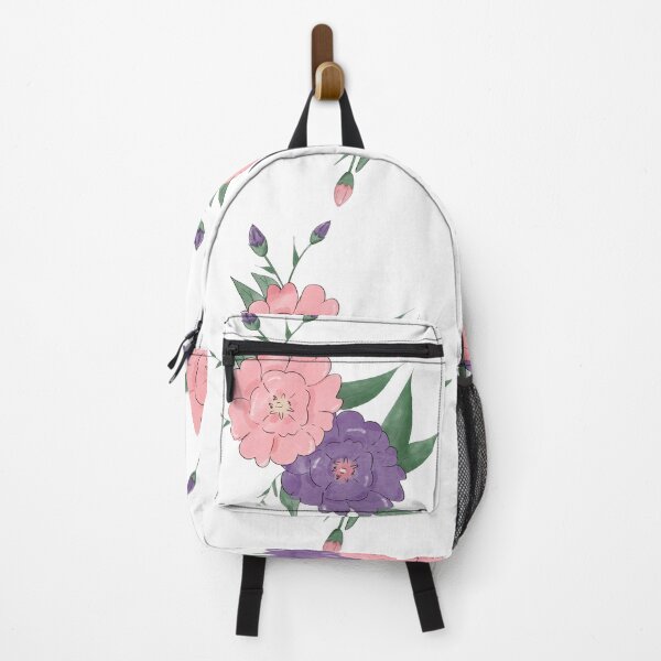 Item preview, Elegant pink and purple watercolor floral illustration designed and sold by lunara-4.