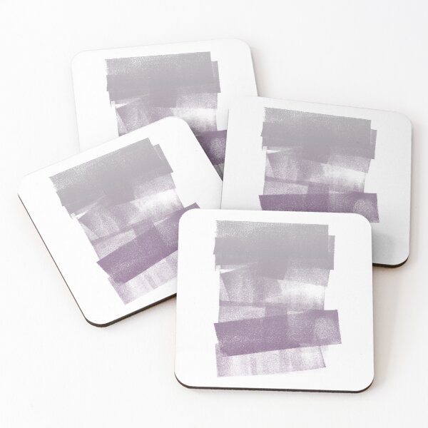 Item preview, Swatch Sample Textured Monoprint - Fog to Plum Gradient designed and sold by Irene Estelle.
