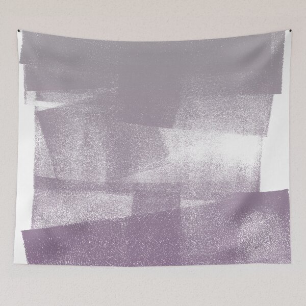 Item preview, Swatch Sample Textured Monoprint - Fog to Plum Gradient designed and sold by Irene Estelle.