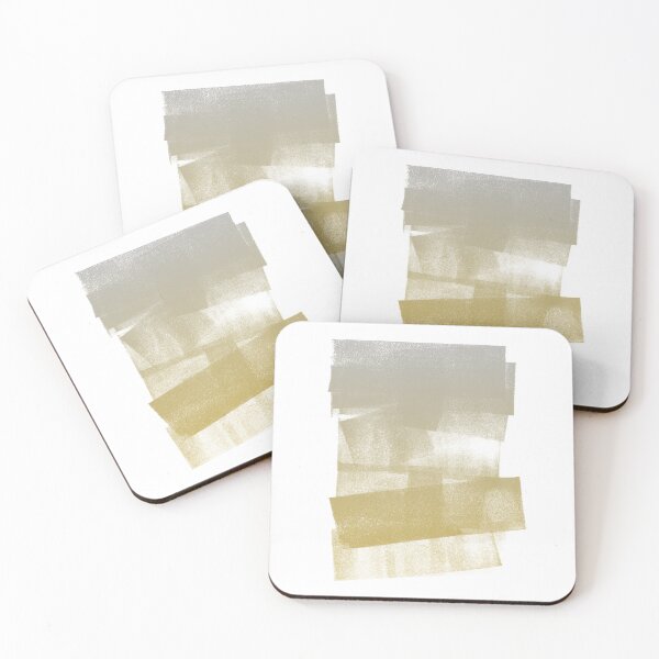 Item preview, Swatch Sample Textured Monoprint - Fog to Saffron Gradient designed and sold by Irene Estelle.