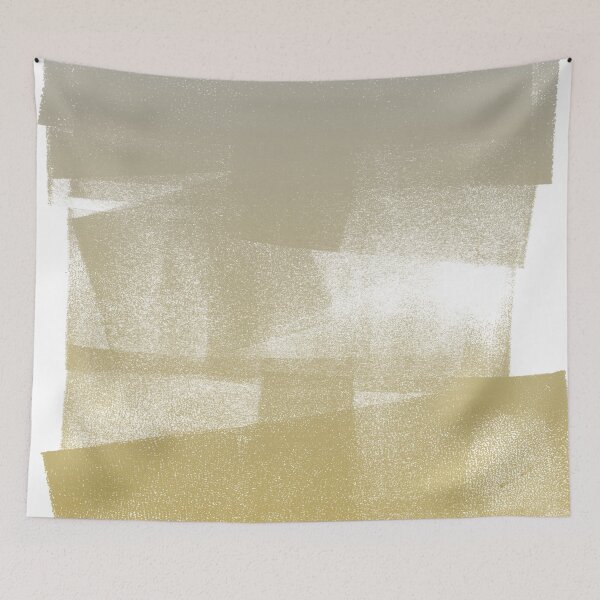 Item preview, Swatch Sample Textured Monoprint - Fog to Saffron Gradient designed and sold by Irene Estelle.