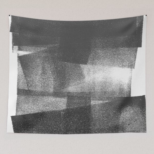 Item preview, Swatch Sample Textured Monoprint - Slate to Coal Gradient designed and sold by Irene Estelle.