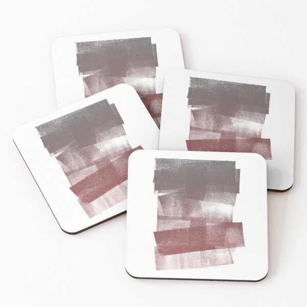 Item preview, Swatch Sample Textured Monoprint - Slate to Ruby Gradient designed and sold by Irene Estelle.