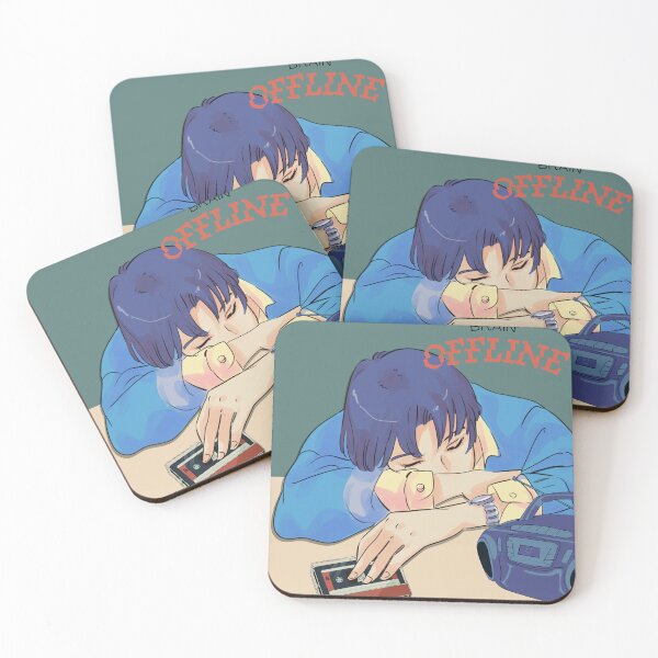 Item preview, Brain offline- Funny Procrastination Design designed and sold by MoodPrintsShop.