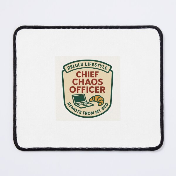 Item preview, Chief Chaos Officer – Remote from Bed | Delulu Corporate designed and sold by SarcasticBritCo.