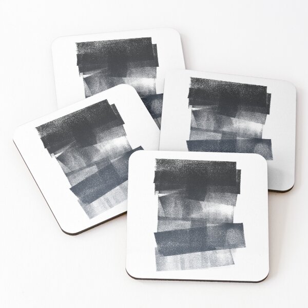 Item preview, Swatch Sample Textured Monoprint - Coal to Dusk Gradient designed and sold by Irene Estelle.