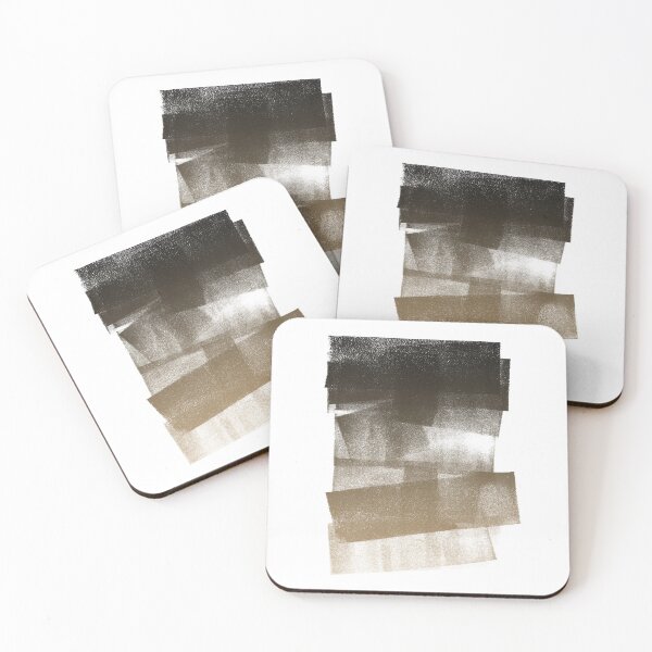 Item preview, Swatch Sample Textured Monoprint - Coal to Fawn Gradient designed and sold by Irene Estelle.