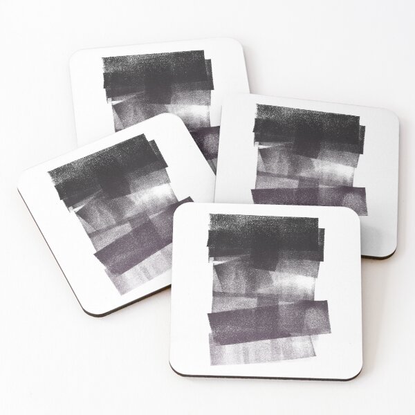 Item preview, Swatch Sample Textured Monoprint - Coal to Fig Gradient designed and sold by Irene Estelle.