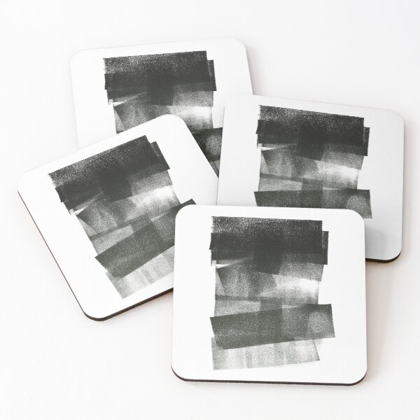 Item preview, Swatch Sample Textured Monoprint - Coal to Pine Gradient designed and sold by Irene Estelle.