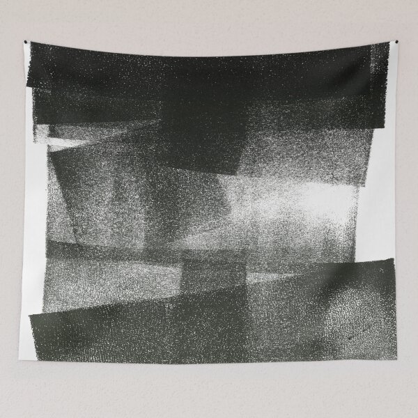Item preview, Swatch Sample Textured Monoprint - Coal to Pine Gradient designed and sold by Irene Estelle.