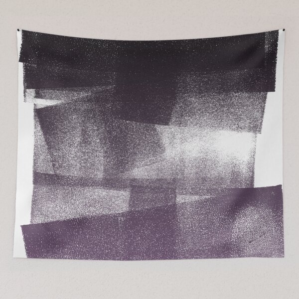 Item preview, Swatch Sample Textured Monoprint - Coal to Plum Gradient designed and sold by Irene Estelle.