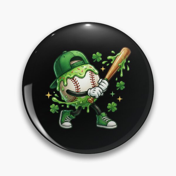 Item preview, Shamrock Baseball Funny St Patrick’s Day Baseball  designed and sold by miaa-artistshop.