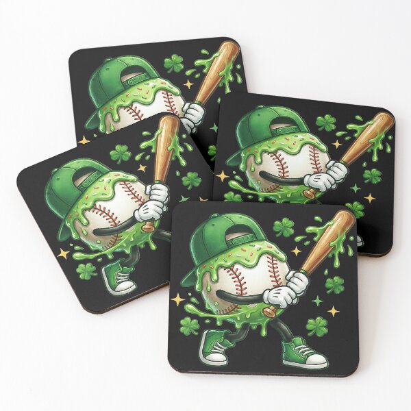 Item preview, Shamrock Baseball Funny St Patrick’s Day Baseball  designed and sold by miaa-artistshop.