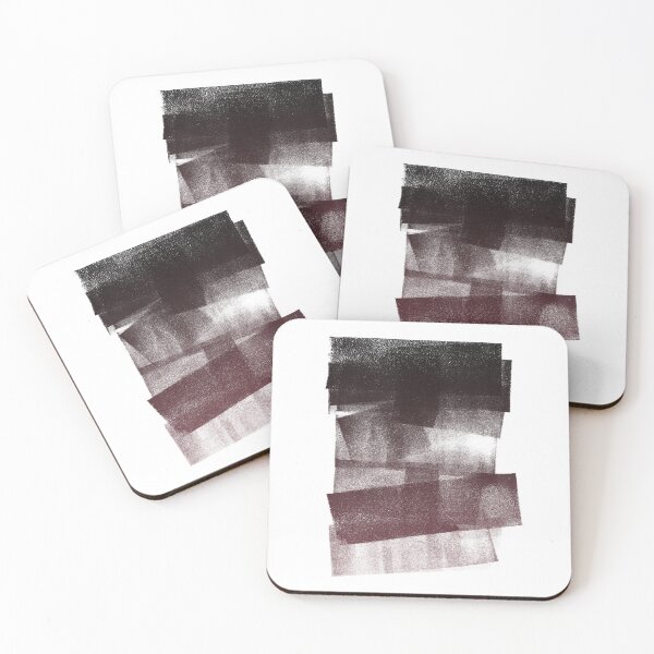 Item preview, Swatch Sample Textured Monoprint - Coal to Wine Gradient designed and sold by Irene Estelle.