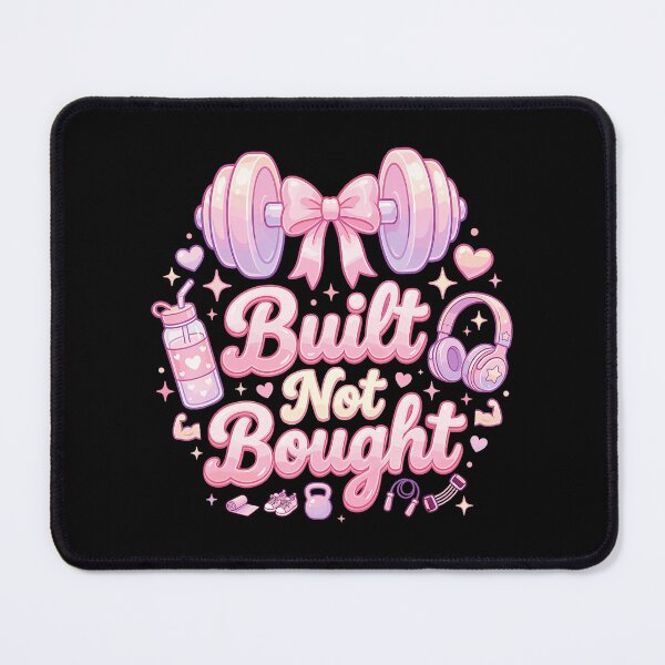 Item preview, Built Not Bought Gym Quote Strong Fitness designed and sold by eliramaison.