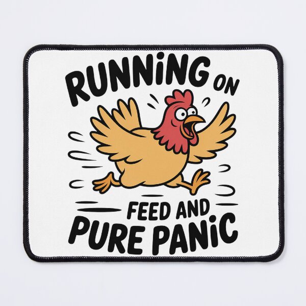 Item preview, Running On Feed And Pure Panic designed and sold by theartfulaspie.