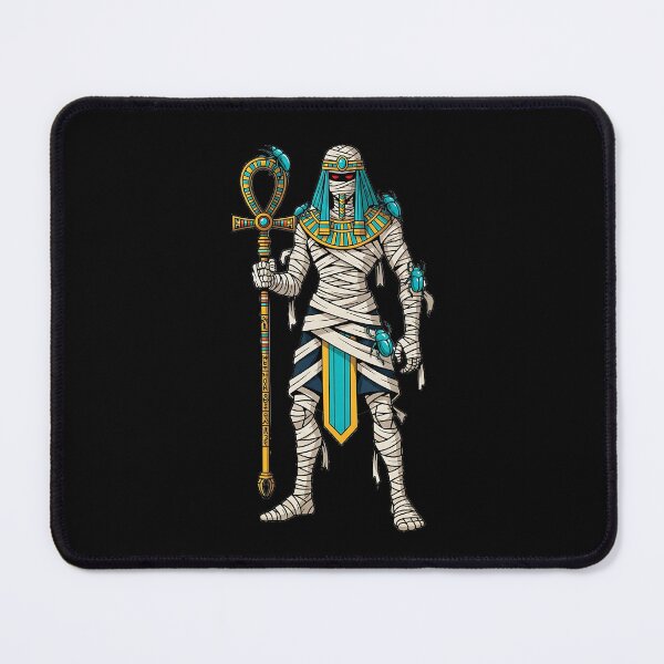 Item preview, Egyptian Mummy with Ankh Staff and Scarabs designed and sold by UrbanPrts.