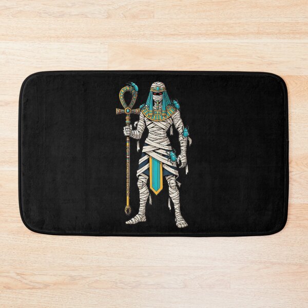 Item preview, Egyptian Mummy with Ankh Staff and Scarabs designed and sold by UrbanPrts.