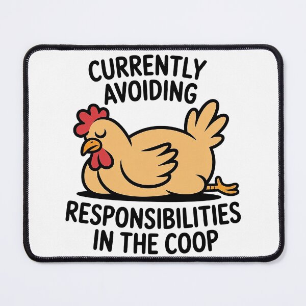 Item preview, Currently Avoiding Responsibilities In The Coop designed and sold by theartfulaspie.