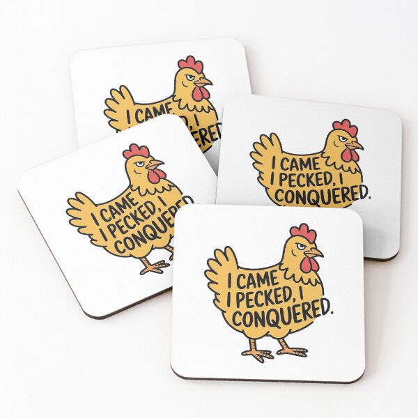 Item preview, I Came I Pecked I Conquered designed and sold by theartfulaspie.