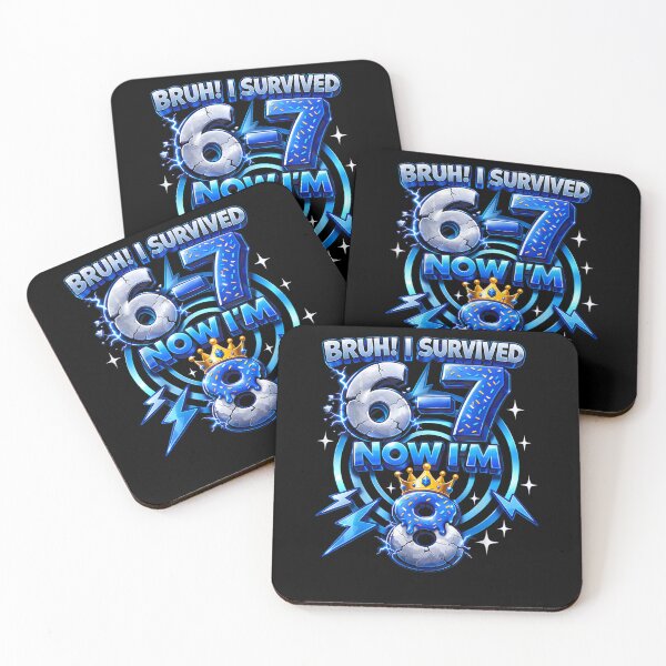 Item preview, Bruh I Survived 6-7 Now I'm 8 Birthday Boys Gifts for Kids  designed and sold by Juansustait.