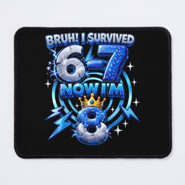 Item preview, Bruh I Survived 6-7 Now I'm 8 Birthday Boys Gifts for Kids  designed and sold by Juansustait.