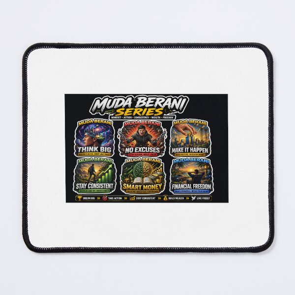 Item preview, Muda Berani Series – Motivation & Financial Freedom Sticker Pack, Hustle Mindset, Success Journey Collection designed and sold by Wander Pop Studio.