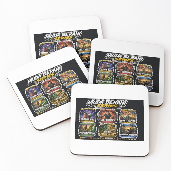Item preview, Muda Berani Series – Motivation & Financial Freedom Sticker Pack, Hustle Mindset, Success Journey Collection designed and sold by Wander Pop Studio.