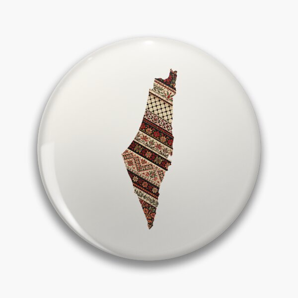 Item preview, Palestine Map Traditional Palestinian Tatreez Embroidery Art  designed and sold by bone  apart.