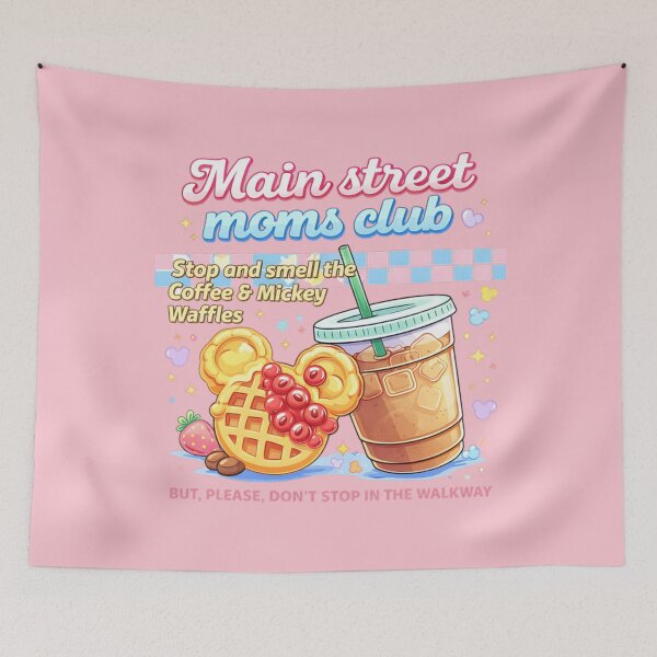 Item preview, Mom Life Coffee Waffles Funny Moms Club Aesthetic Classic T-Shirt designed and sold by Dutenarafi.