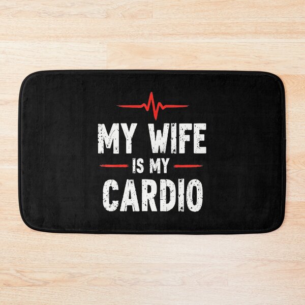 Item preview, My Wife Is My Cardio Funny Marriage Humor  designed and sold by eliramaison.