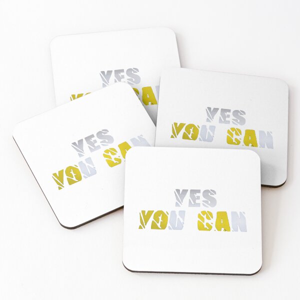 Item preview, Yes You Can - Motivational Typography Art designed and sold by Hafcishop.