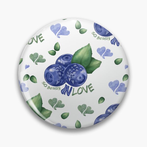 Item preview, Cute watercolor blueberry seamless pattern designed and sold by lunara-4.
