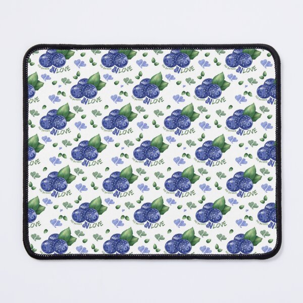 Item preview, Cute watercolor blueberry seamless pattern designed and sold by lunara-4.