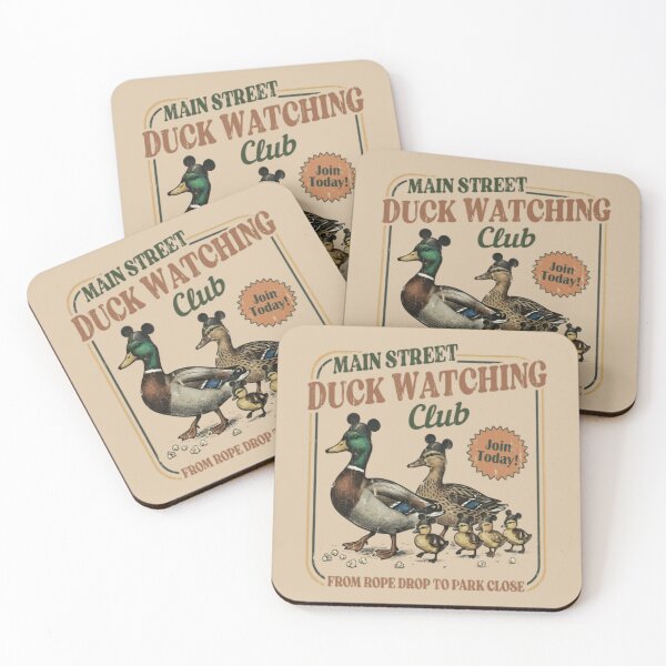 Item preview, Main Street Duck Watching Club Funny Duck Lover Vintage Classic T-Shirt designed and sold by Dutenarafi.