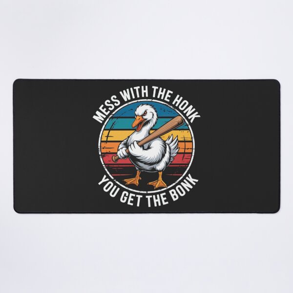 Item preview, Mess With The Honk You Get The Bonk Funny Goose Meme Classic T-Shirt designed and sold by Dutenarafi.
