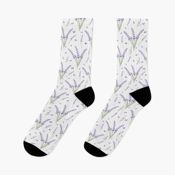 Item preview, Elegant lavender watercolor floral pattern designed and sold by lunara-4.