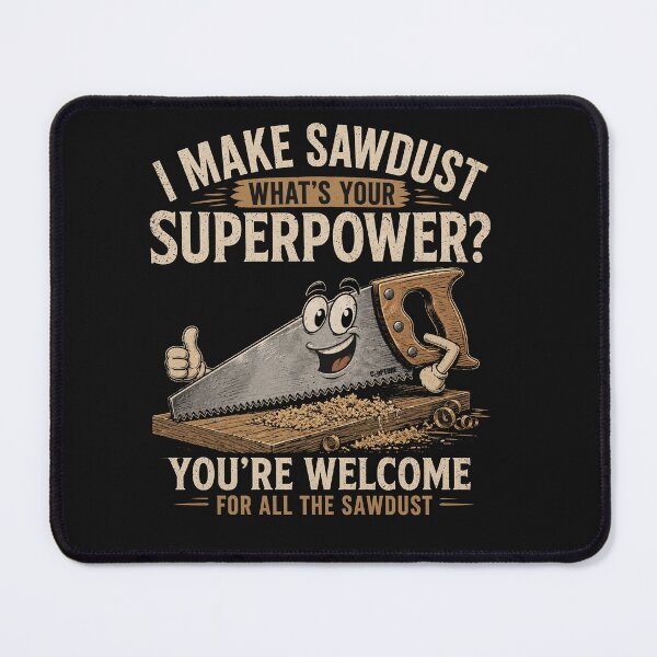 Item preview, I Make Sawdust What's Your Superpower? designed and sold by Capturetees.