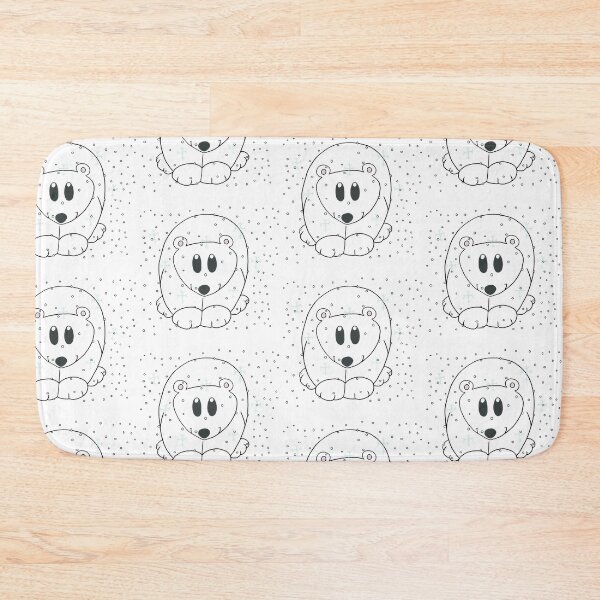 Item preview, Kawaii Polar Bear Cold Snowy Blizzard designed and sold by CozyCritters8.