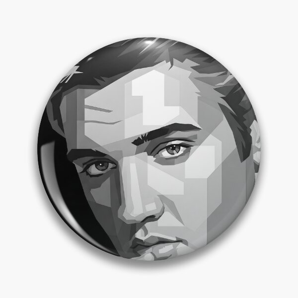 Artikelvorschau, Elvis Presley in Graustufen entworfen und verkauft von Japanese art.