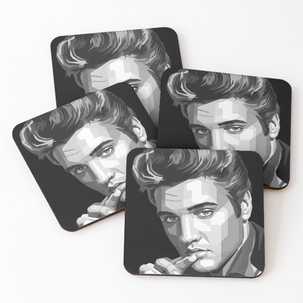 Artikelvorschau, Elvis Presley in Graustufen entworfen und verkauft von Japanese art.