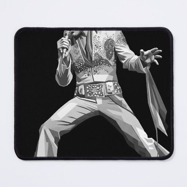 Artikelvorschau, Elvis Presley in Graustufen entworfen und verkauft von Japanese art.