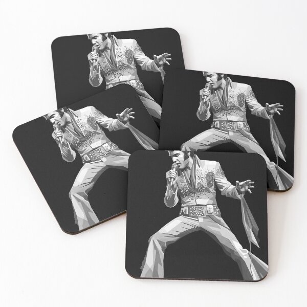 Artikelvorschau, Elvis Presley in Graustufen entworfen und verkauft von Japanese art.