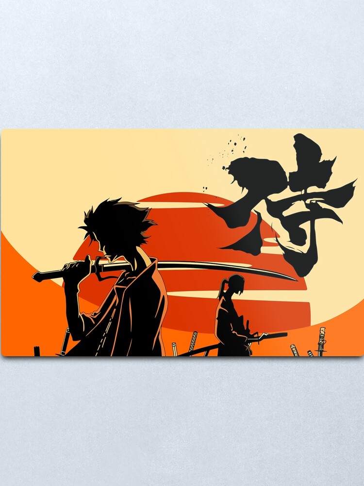 Alternate view of Sunset Samurai Metal Print