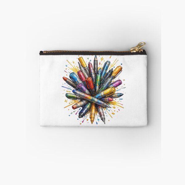 Item preview, Colorful Crayons Starburst Explosion Art designed and sold by jgvisualarts.