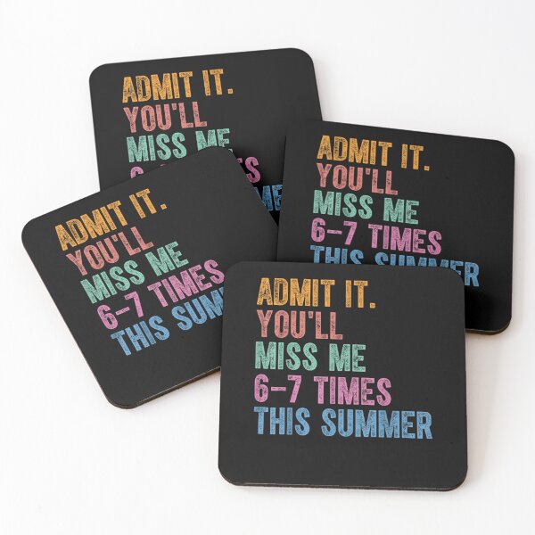 Item preview, End of School Teacher Admit It You'll Miss Me 67 Last Day  designed and sold by MatherFisher.