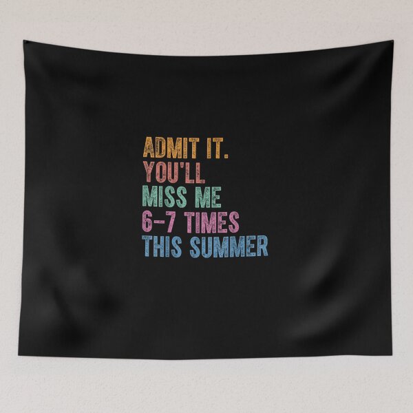 Item preview, End of School Teacher Admit It You'll Miss Me 67 Last Day  designed and sold by MatherFisher.