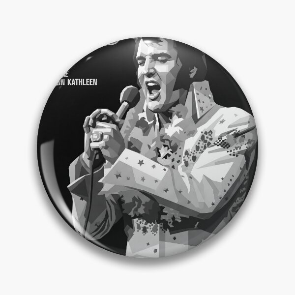 Aperçu de l'œuvre Elvis Presley en niveaux de gris créée et vendue par Japanese art.