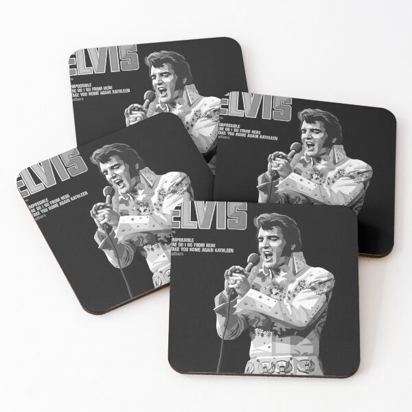 Artikelvorschau, Elvis Presley in Graustufen entworfen und verkauft von Japanese art.