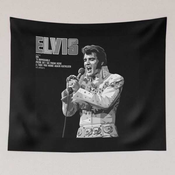 Item preview, Elvis Presley grayscale  designed and sold by Japanese art.